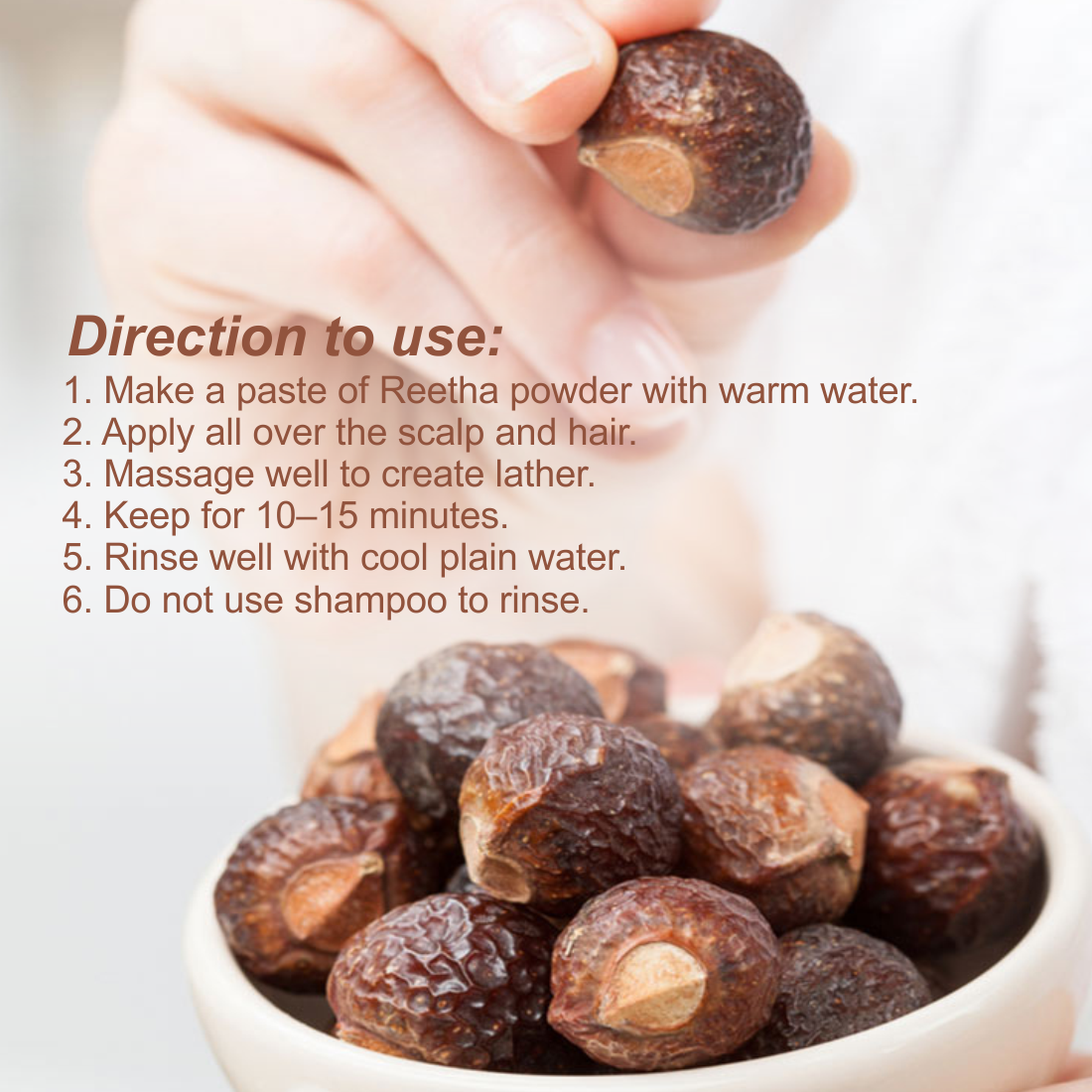 Reetha powder For Skin & Hair - 100gm