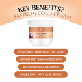 Saffron Cold Cream For Nourishing & Glowing Skin - 200gm