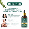 Rosemary Essential Oil | For Natural Skin Glow & Hair Growth - 15ml