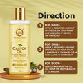 Castor Oil For Skin & Body | Hydrating & Soothing Massage Oil - 200ml