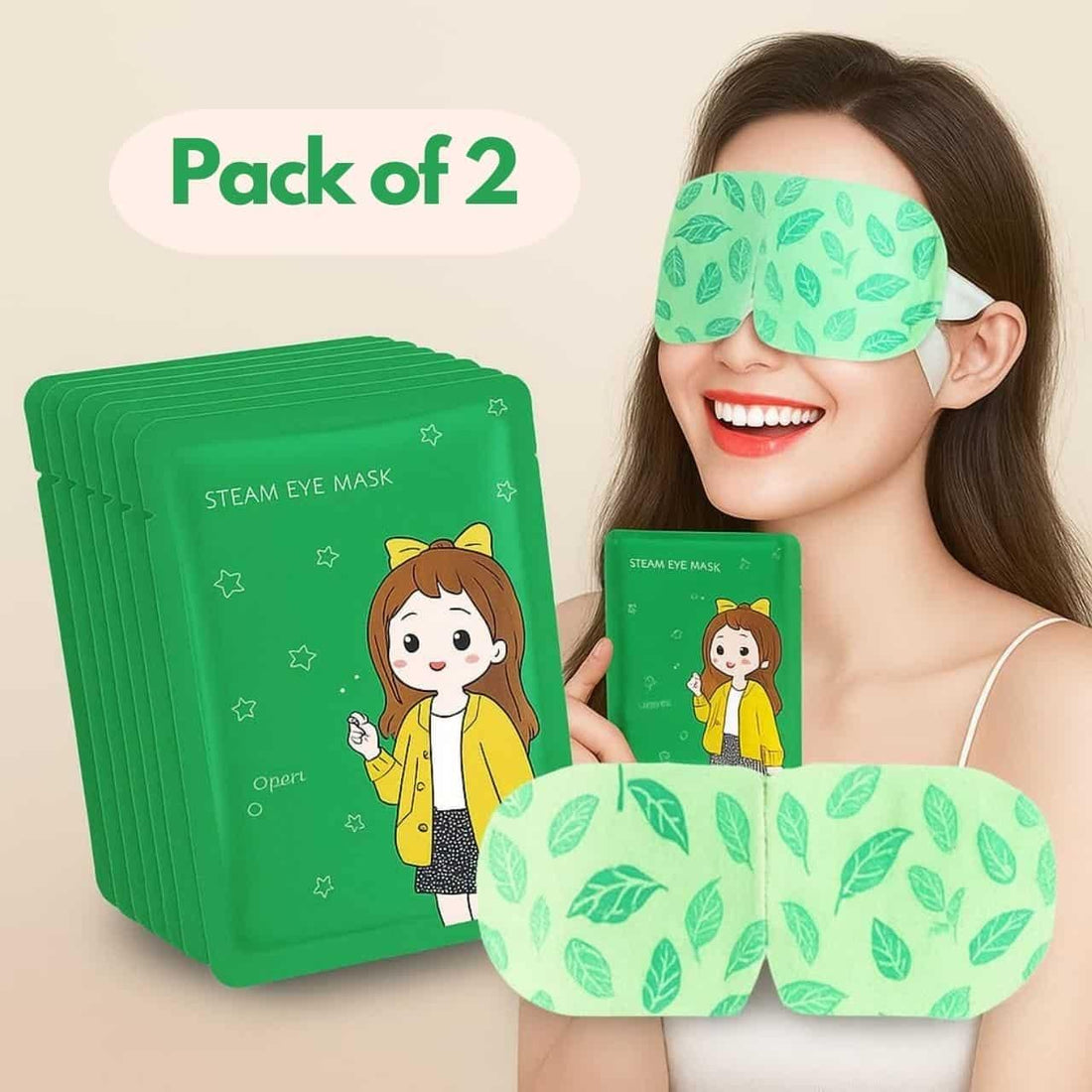 Steam Eye Mask Pack of 2