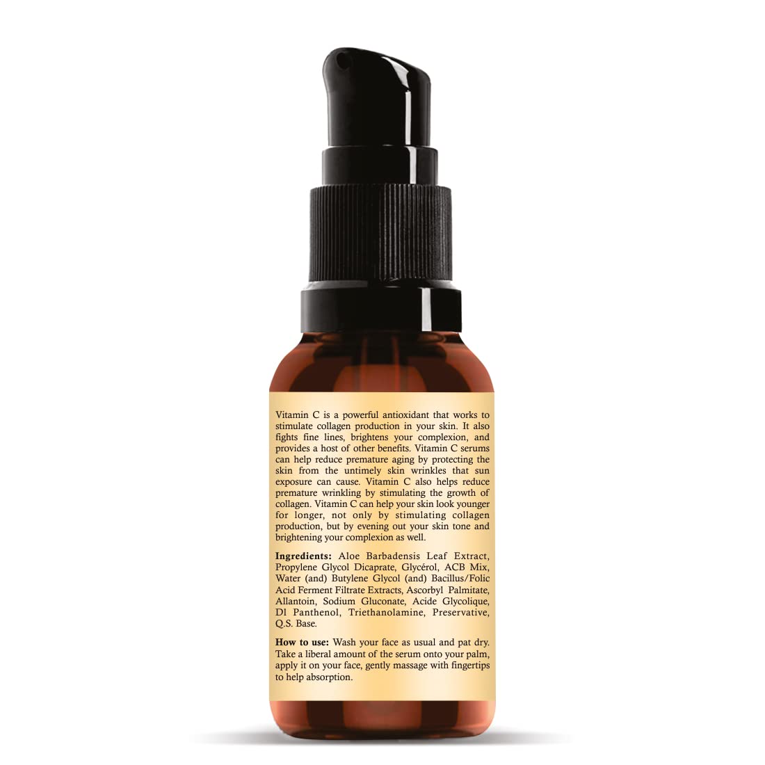 Vitamin C Face Serum 20% with Hyaluronic Acid & Vitamin E — Brightening & Anti-Aging (30ml)