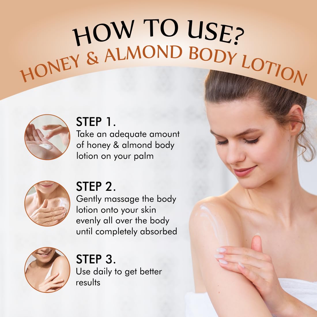 Honey Almond Advanced Nourishing Body Lotion | Deep Hydrating Moisturizer - 218ml