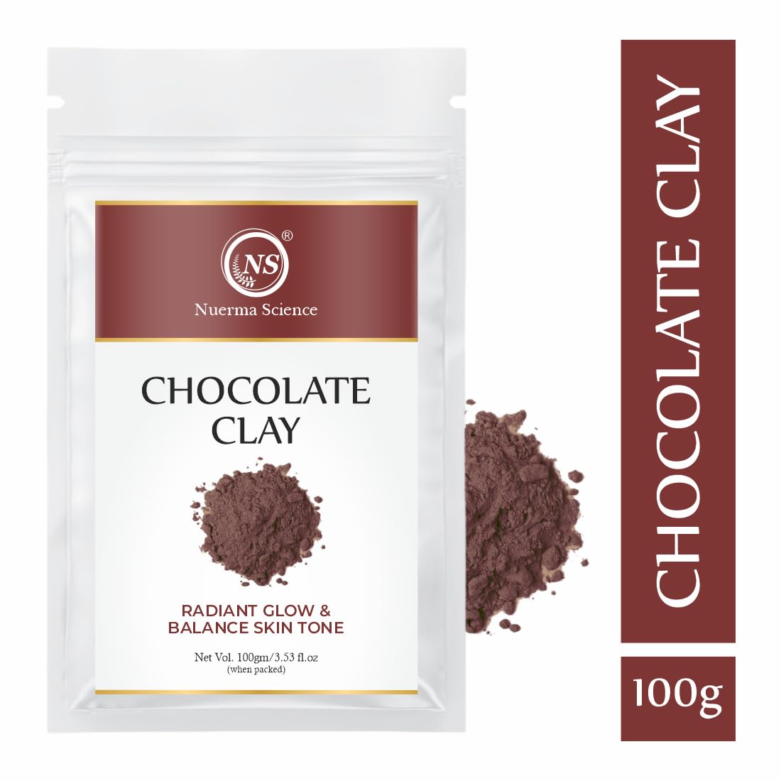 Chocolate Clay - 100gm | Radiant Glow & Balance Skin Tone