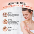 Strawberry Body Lotion for Deep Skin Hydration & Moisturization - 218ml