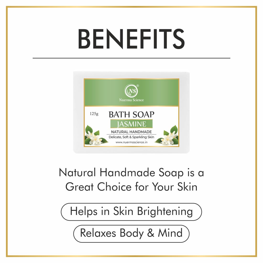Jasmine Bath Soap | Delicate, Soft & Sparkling Skin
