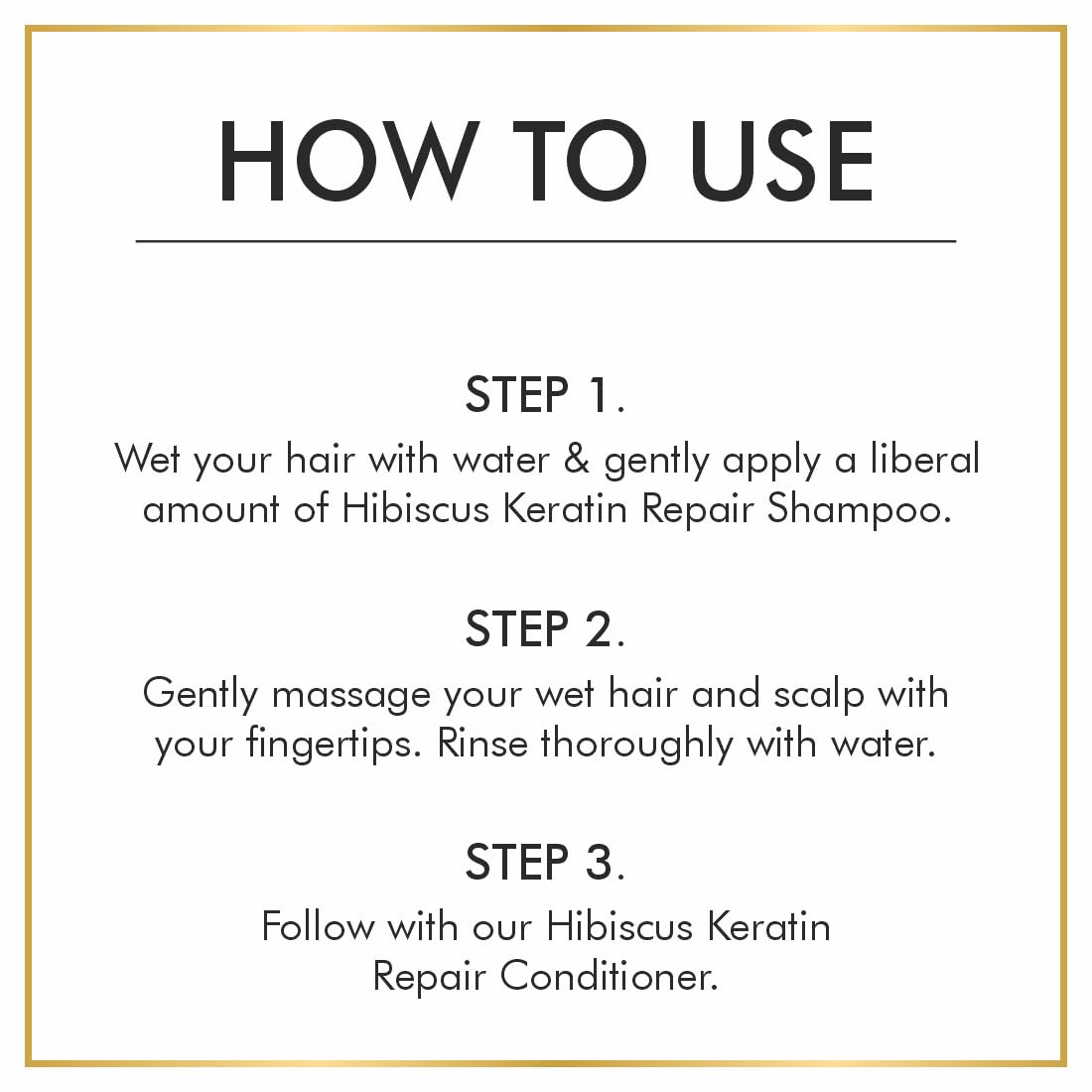 Hibiscus Hair Shampoo with Keratin Repair (SLS Free) - 350ml