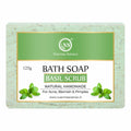 Basil Scrub Bath Soap | For Acne, Blemishes & Pimples Control