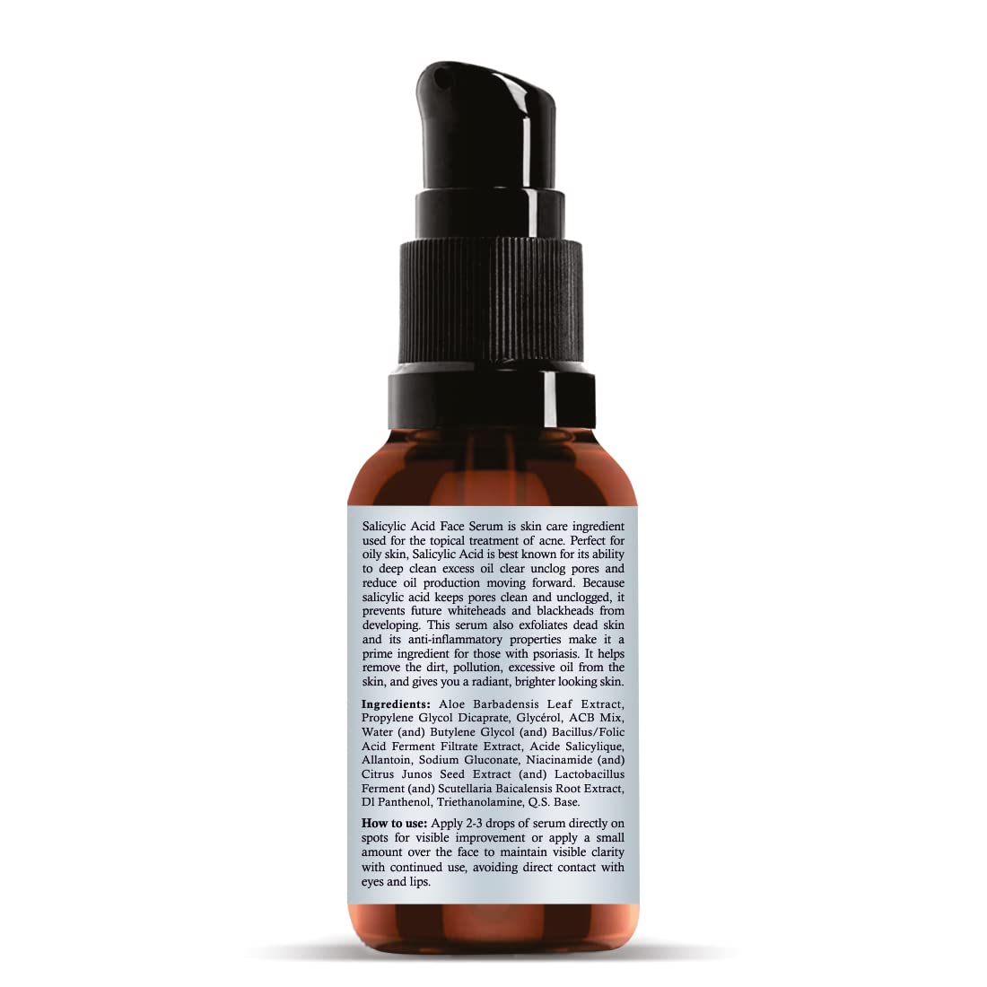 2% Salicylic Acid Face Serum with Vitamin C & Peptide (30ml)