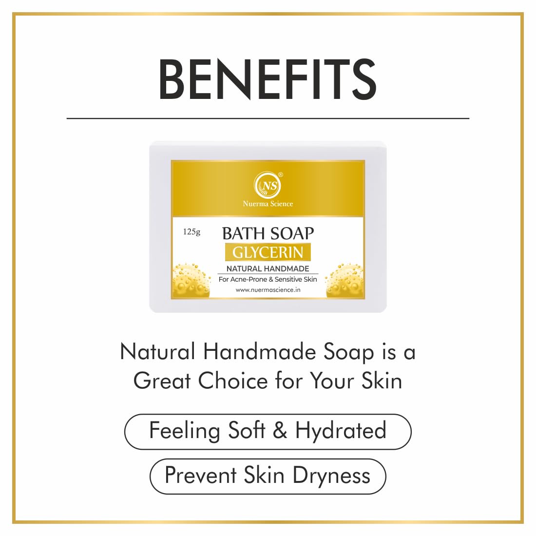 Glycerin Bath Soap | Deeply Moisturizes & Softens Skin