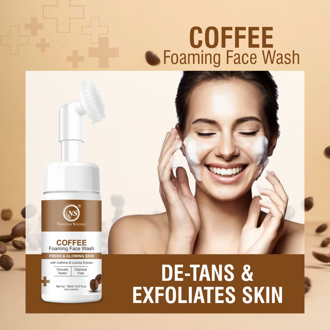 Coffee Foaming Face Wash - 150ml