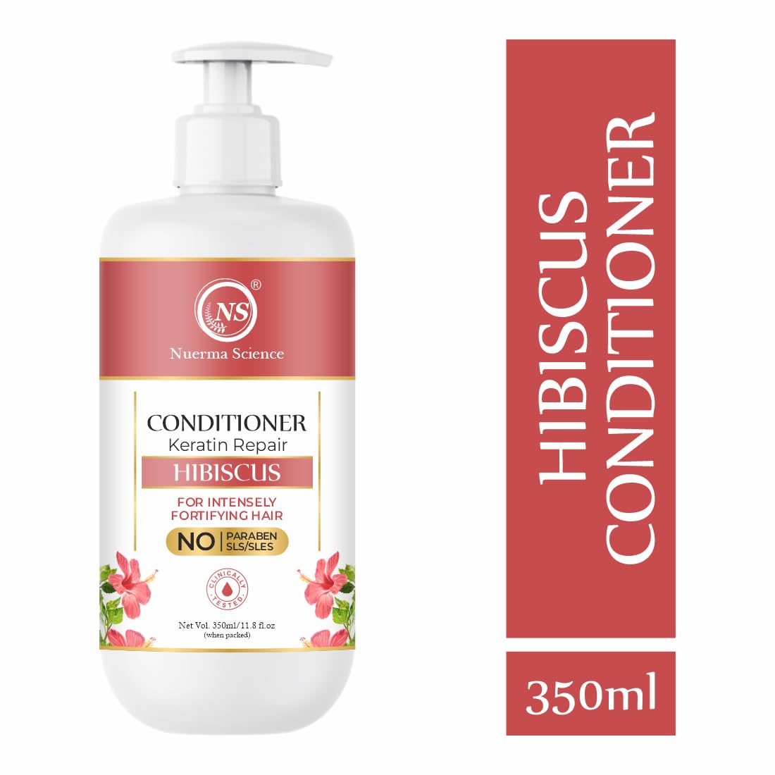 Hibiscus Hair Conditioner with Keratin Repair - 350ml