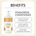 Keratin Repair Fenugreek Hair Conditioner for Stronger, Thicker & Non-Frizzy Hair - 350ml