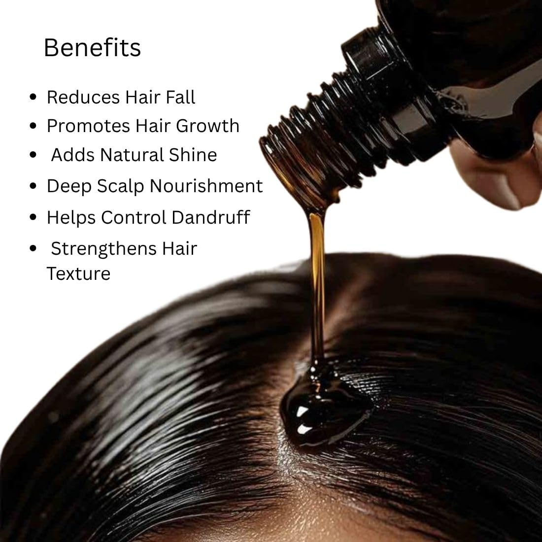 Amla Bhringraj Hair Oil — Ayurvedic Herbal Oil for Strong & Healthy Hair (200ml)