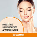 De Tan Face Scrub — Tan Removal, Blackhead Removal & Instant Whitening (200gm)