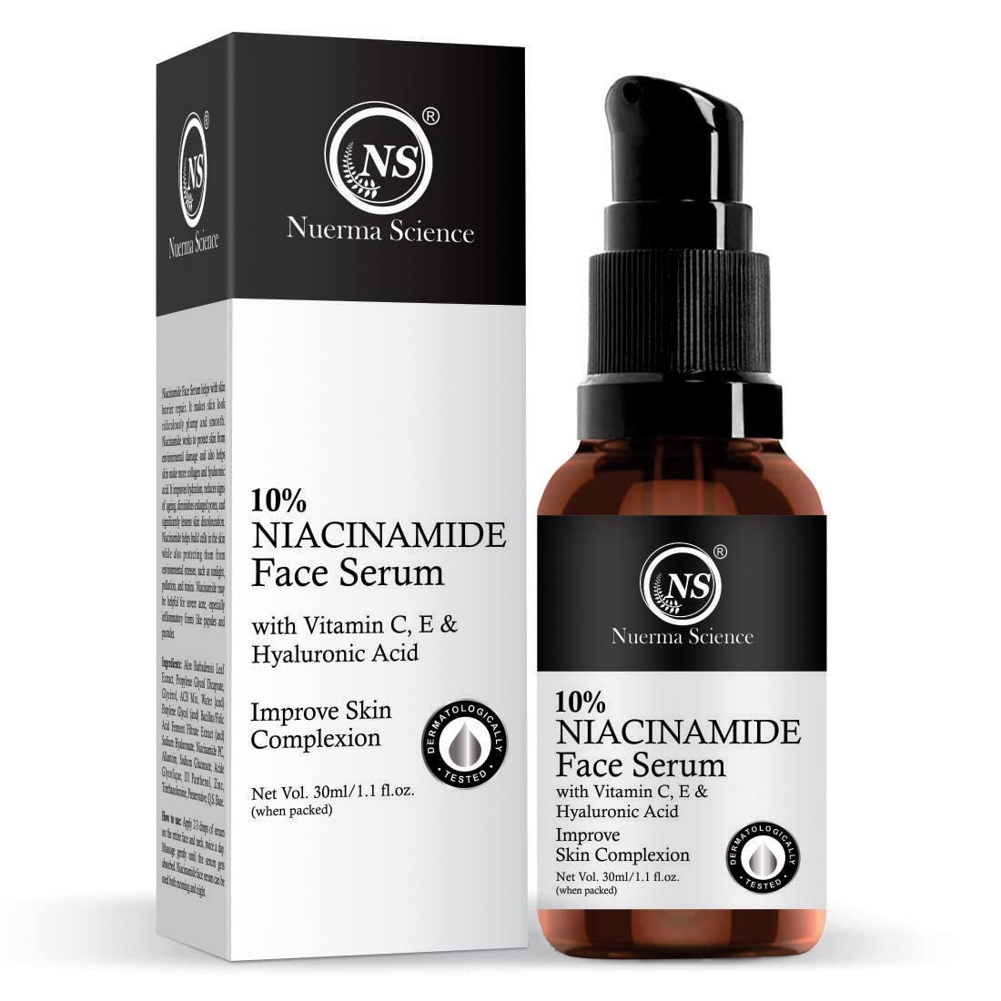 10% Niacinamide Face Serum - 15ml | Plump, Smooth, Radiant Skin