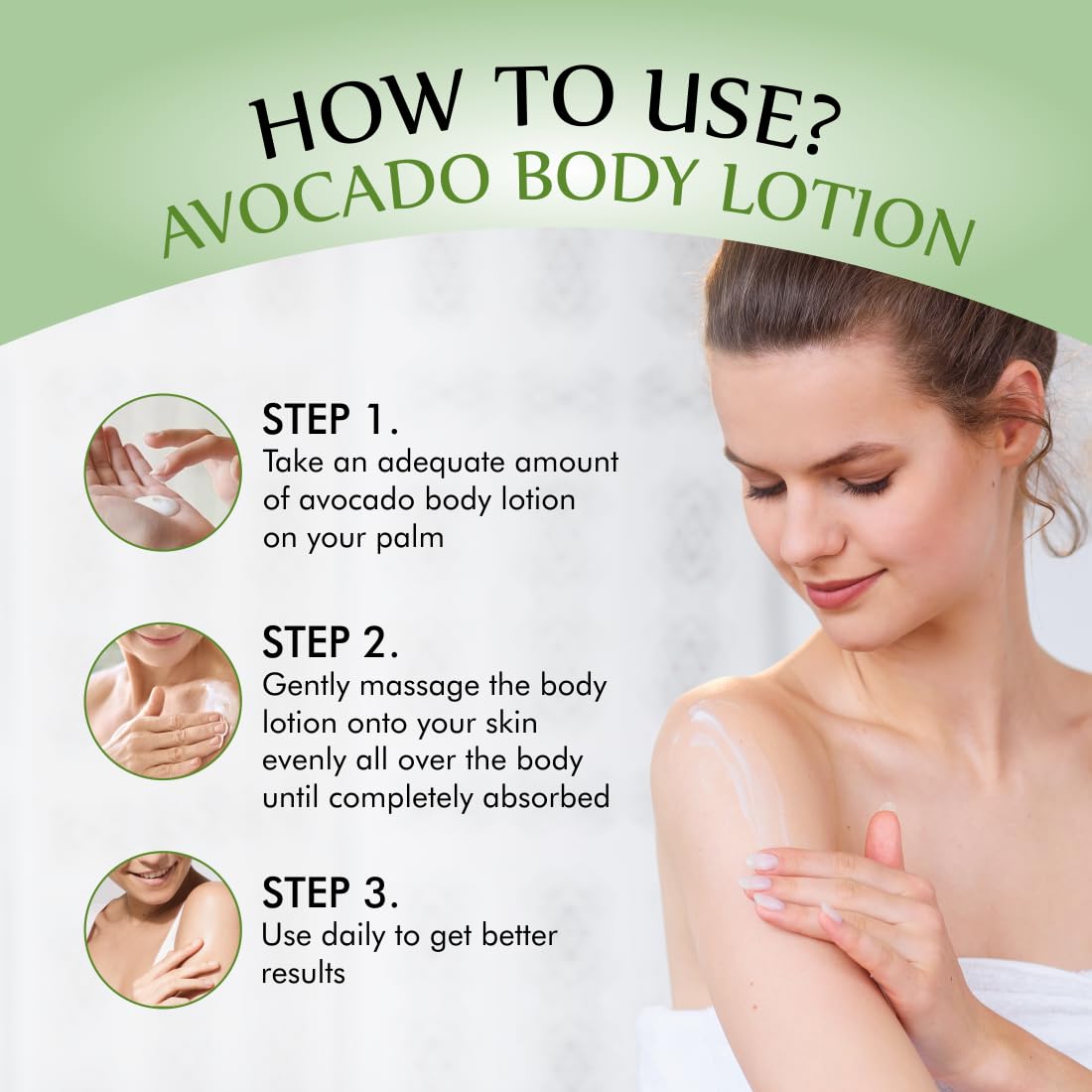Avocado Moisturizing Body Lotion for Dry & Sensitive Skin with 24 hr Nourishment - 218ml