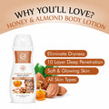 Honey Almond Advanced Nourishing Body Lotion | Deep Hydrating Moisturizer - 218ml