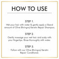 Keratin Repair Natural Hairfall Control Olive Bhringraj Shampoo - 350ml