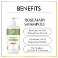 Keratin Repair Rosemary Shampoo for Damaged, Dry & Frizzy Hair - 350ml