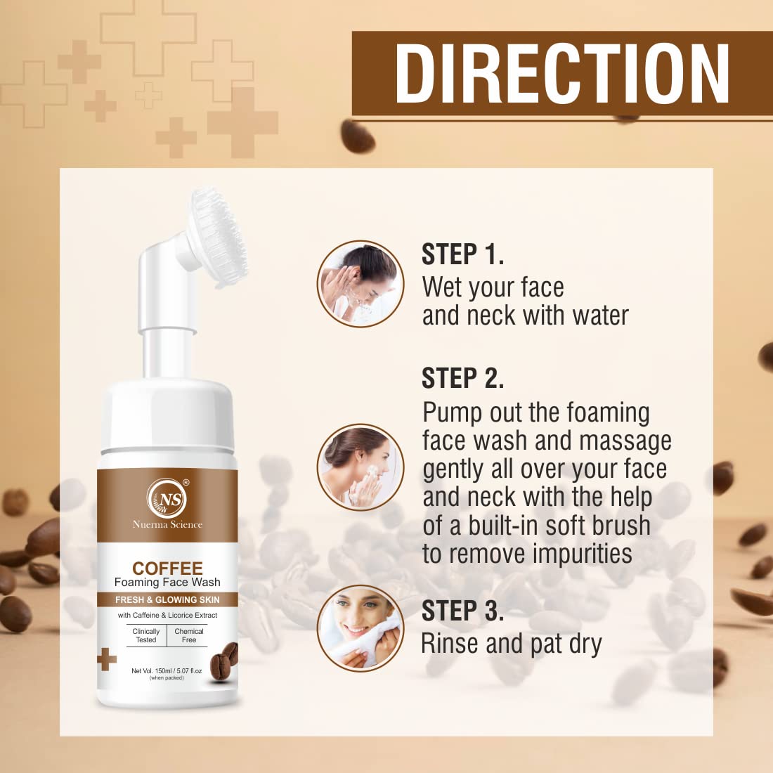Coffee Foaming Face Wash - 150ml