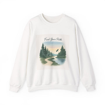 Find Your Path Sweatshirt — Scenic Nature Crewneck