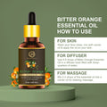 Bitter Orange Essential Oil For Anti Fungal & Aromatherapy - 15ml
