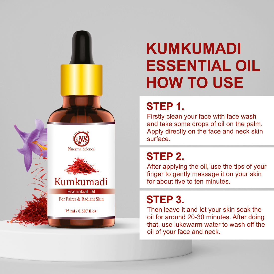 Kumkumadi Essential Oil - 15ml