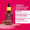 Rosehip Essential Oil For Anti-Aging - 15ml