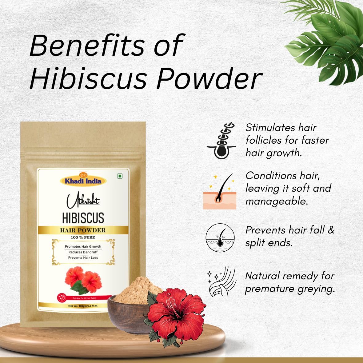 Amla Reetha Shikakai Bhringraj Hibiscus Hair Powder Combo (Pack of 5, 500g)