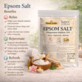 Epsom Salt — Pure Magnesium Sulphate for Bath Soak, Foot Soak & Muscle Pain Relief (1 Kg)
