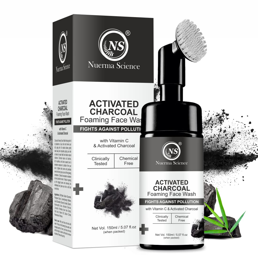 Charcoal Foaming Face Wash - 150ml