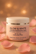 Glow & White Ultra Rich Body Cream | Skin Whitening & Deep Nourishment (Pack of 2)