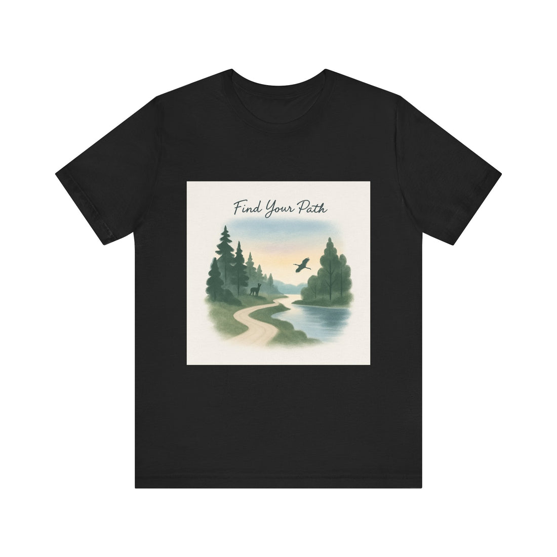 Find Your Path Nature T-Shirt — Vintage Hiking Graphic Tee