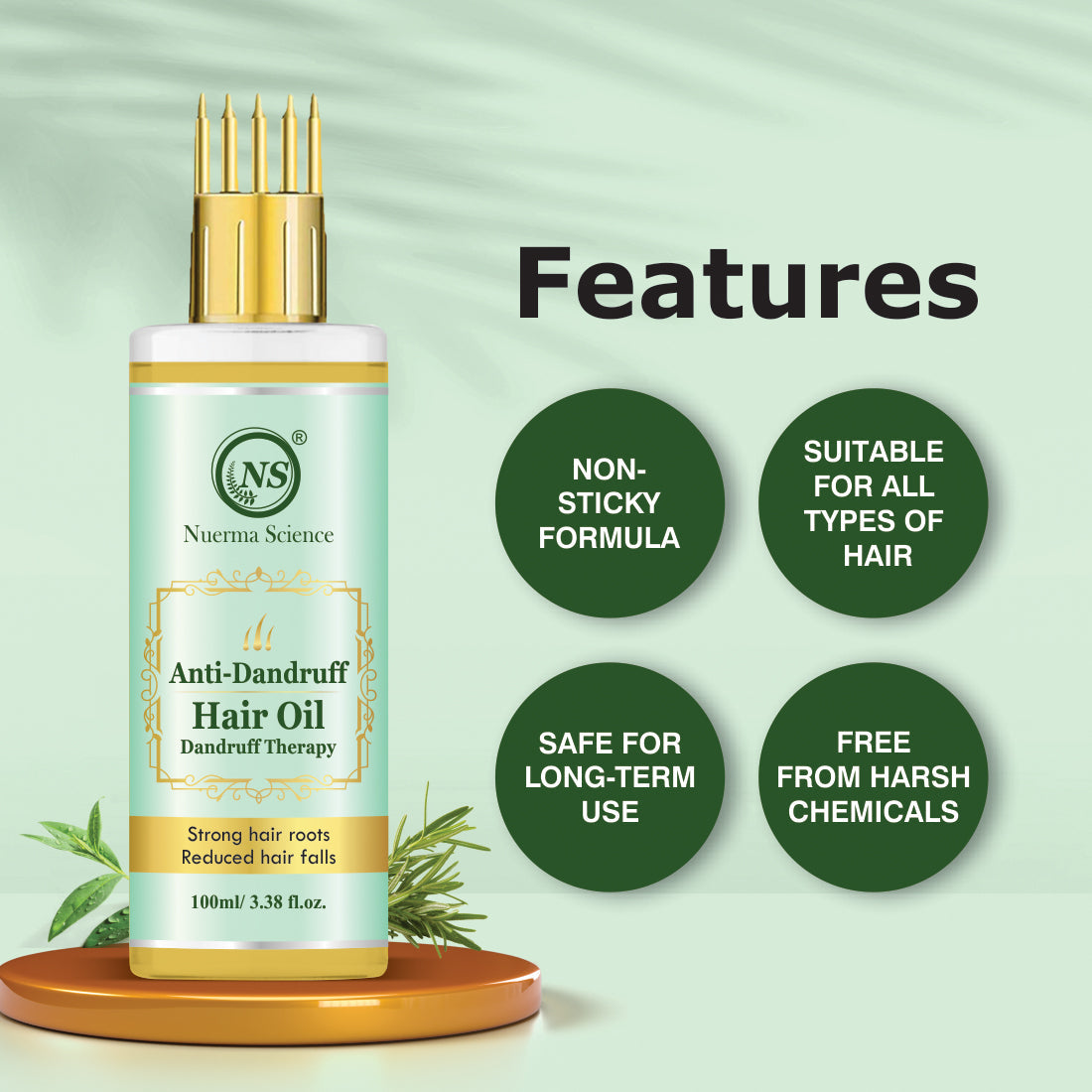 Anti-Dandruff Oil | Rejuvenate Your Scalp, Rediscover Confidence - 100ml