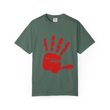 Boxing Glove Handprint T-Shirt — Red Handprint Boxing Tee