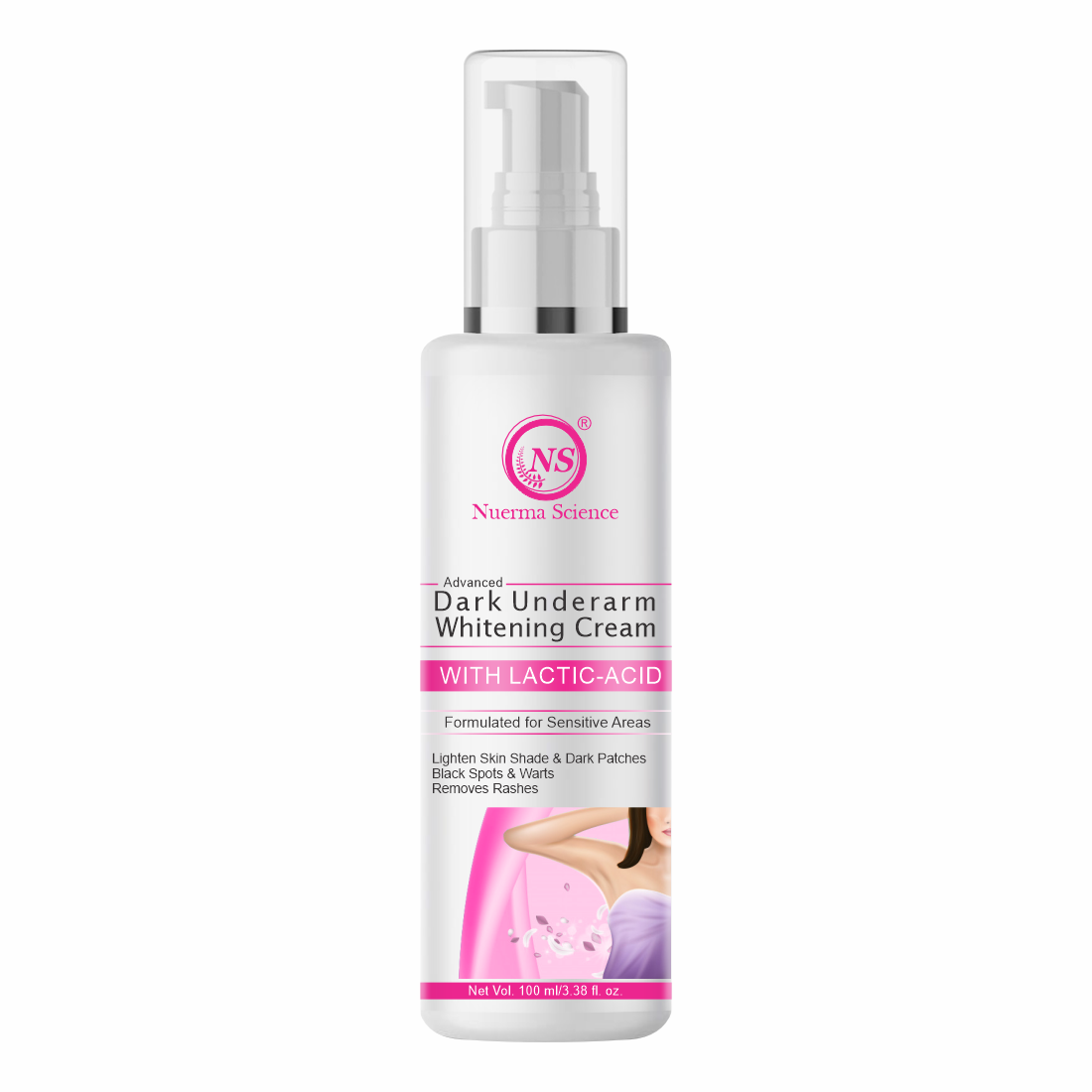 Advanced Dark Underarm Whitening Cream with Lactic Acid - 100ml