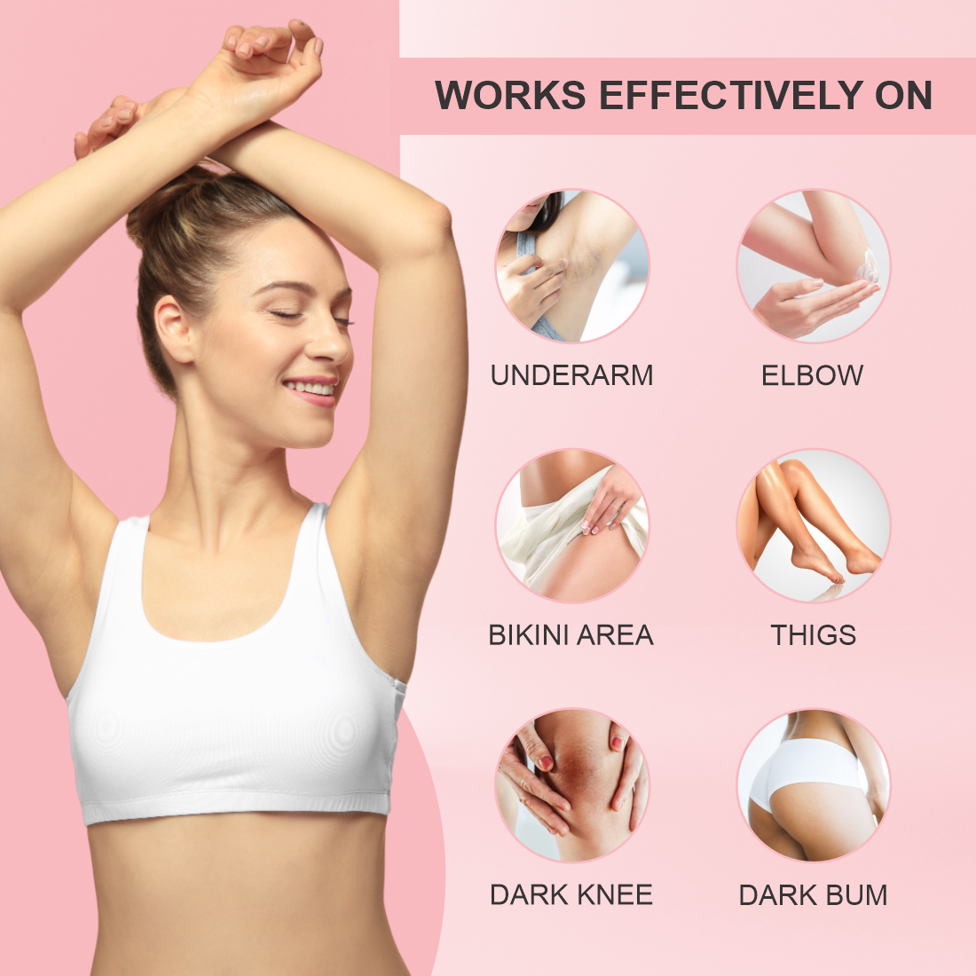 Advanced Dark Underarm Whitening Cream with Lactic Acid - 100ml