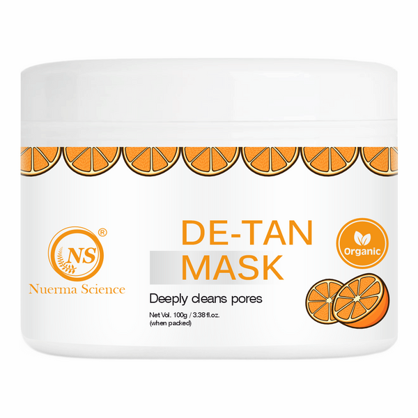 De-Tan Face Mask — Instant Tan Removal with Cherry & Aloe Vera (100g)