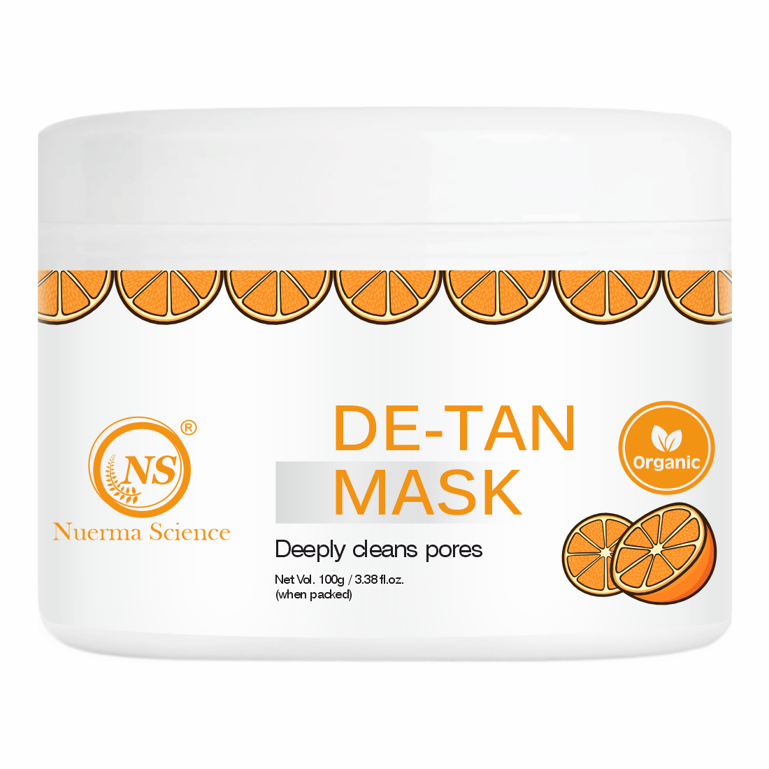 De-Tan Face Mask | Treats Pigmentation & Restores Natural Glow - 100gm