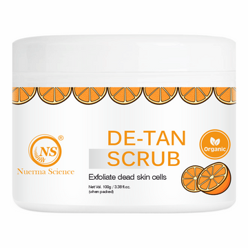 De-Tan Face Scrub | Removes Blackheads, Whiteheads & Controls Excess Oil - 100gm