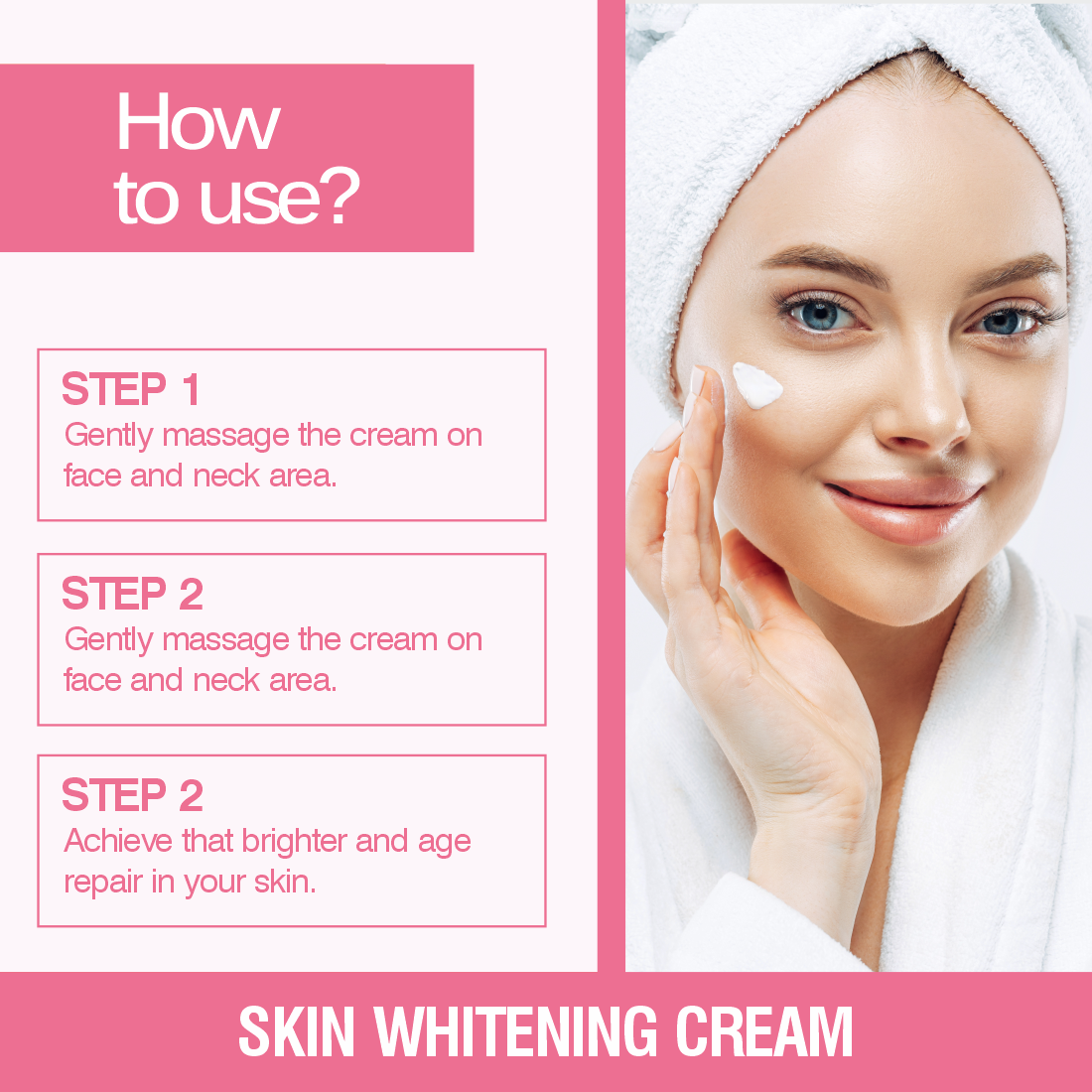 Skin Whitening Cream for Instant Luminous Complexion - 50gm