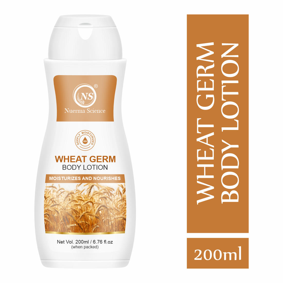 Wheat Germ Body Lotion to Moisturize & Nourishes Skin - 200ml