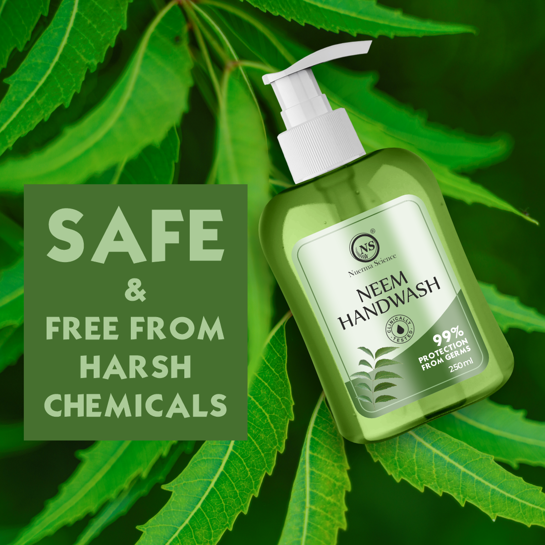 Neem Hand Wash | Reduces Redness & Irritation, Eliminates Germs & Dirt