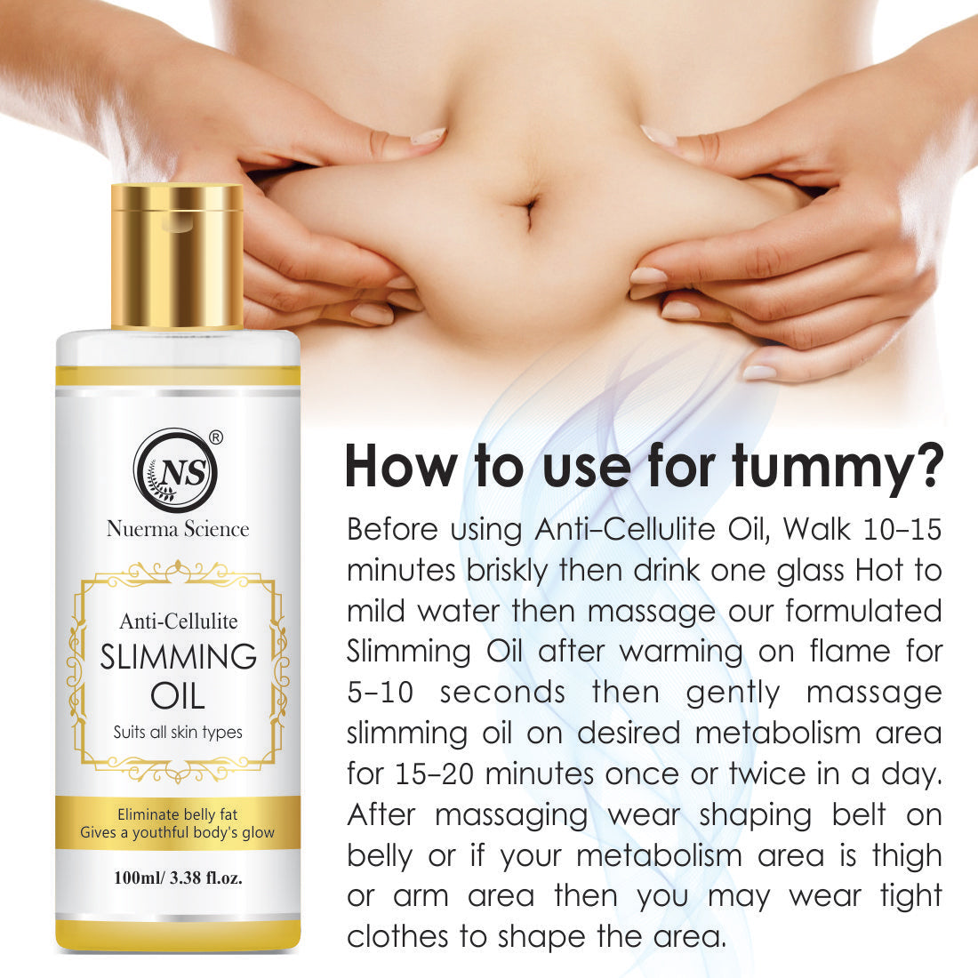 Anti-Cellulite Slimming Oil - 100ml