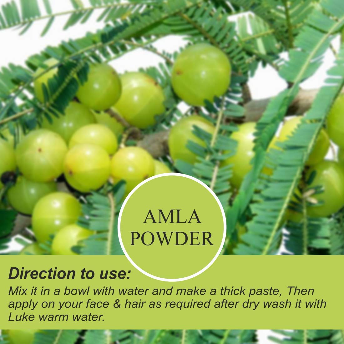 Amla Powder for Healthy Skin & Hair - 100gm