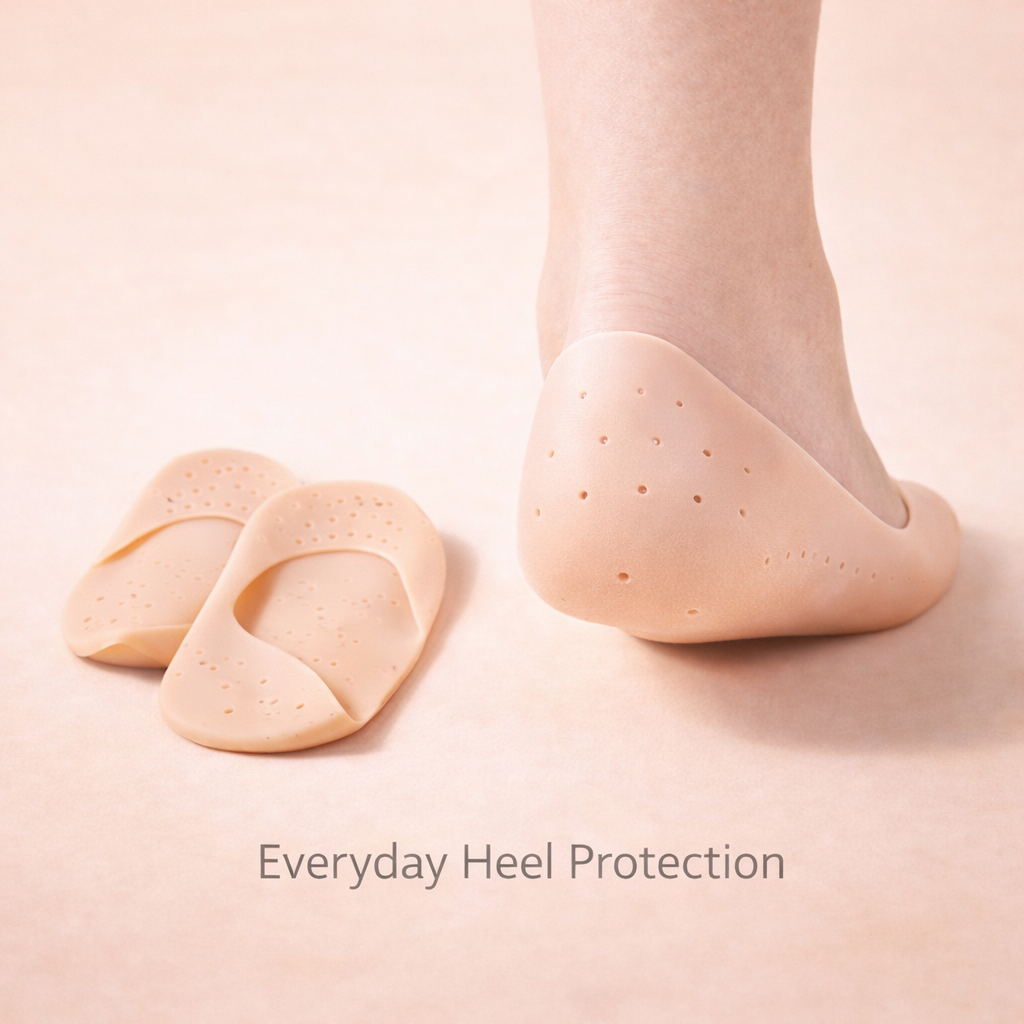 Silicone Full Length Anti Crack Foot Protector Moisturizing Socks for Foot-Care and Heel Cracks for Men and Women