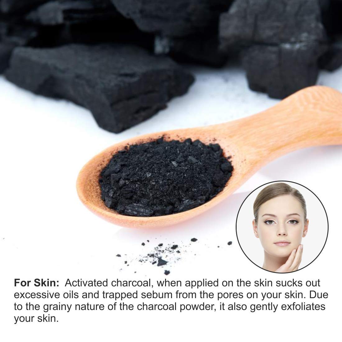 Charcoal Powder 100% Organic Activated - 100gm