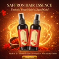 Saffron Essence Hair Spray - Pack of 2 (100 Ml Each Bottle)