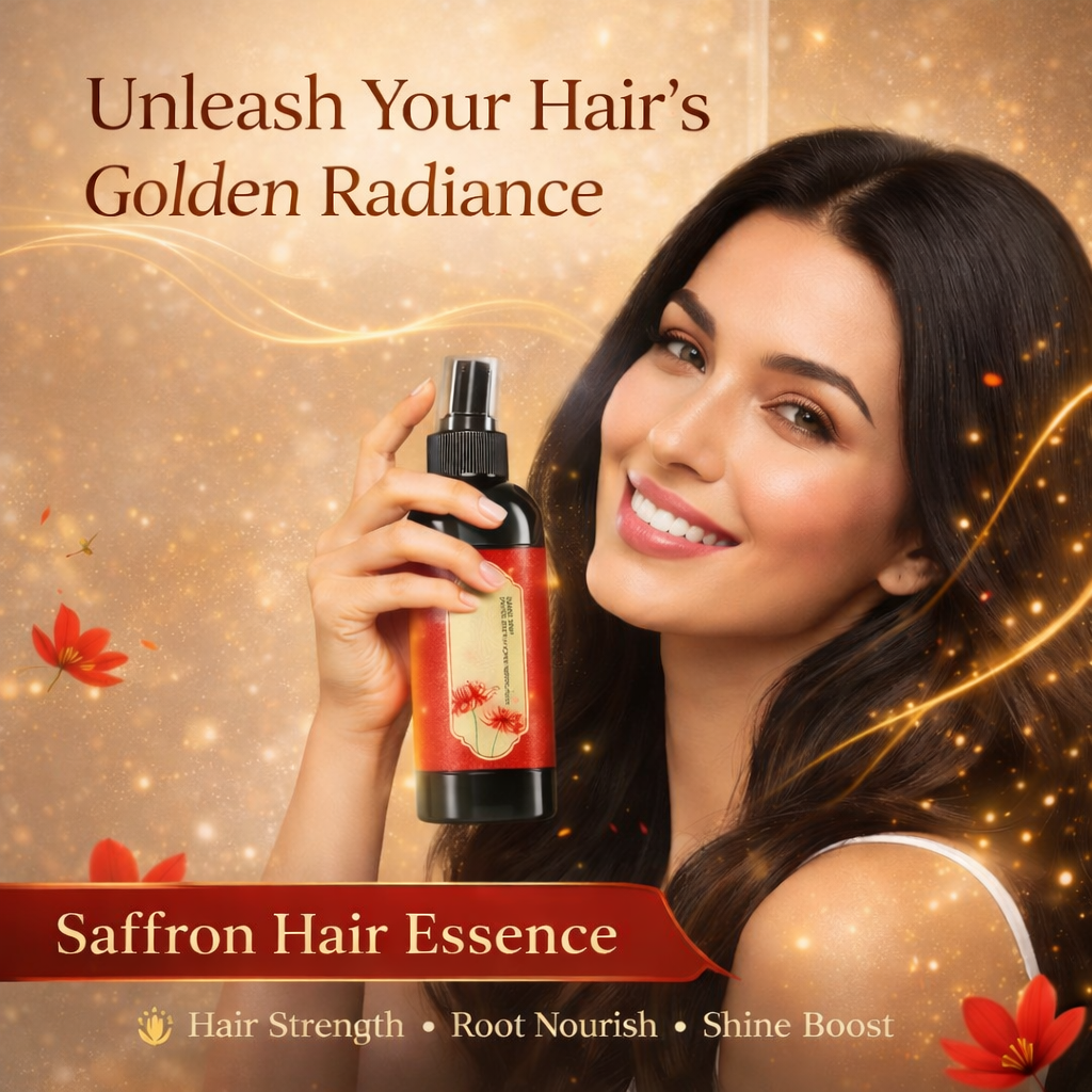 Saffron Essence Hair Spray - Pack of 2 (100 Ml Each Bottle)